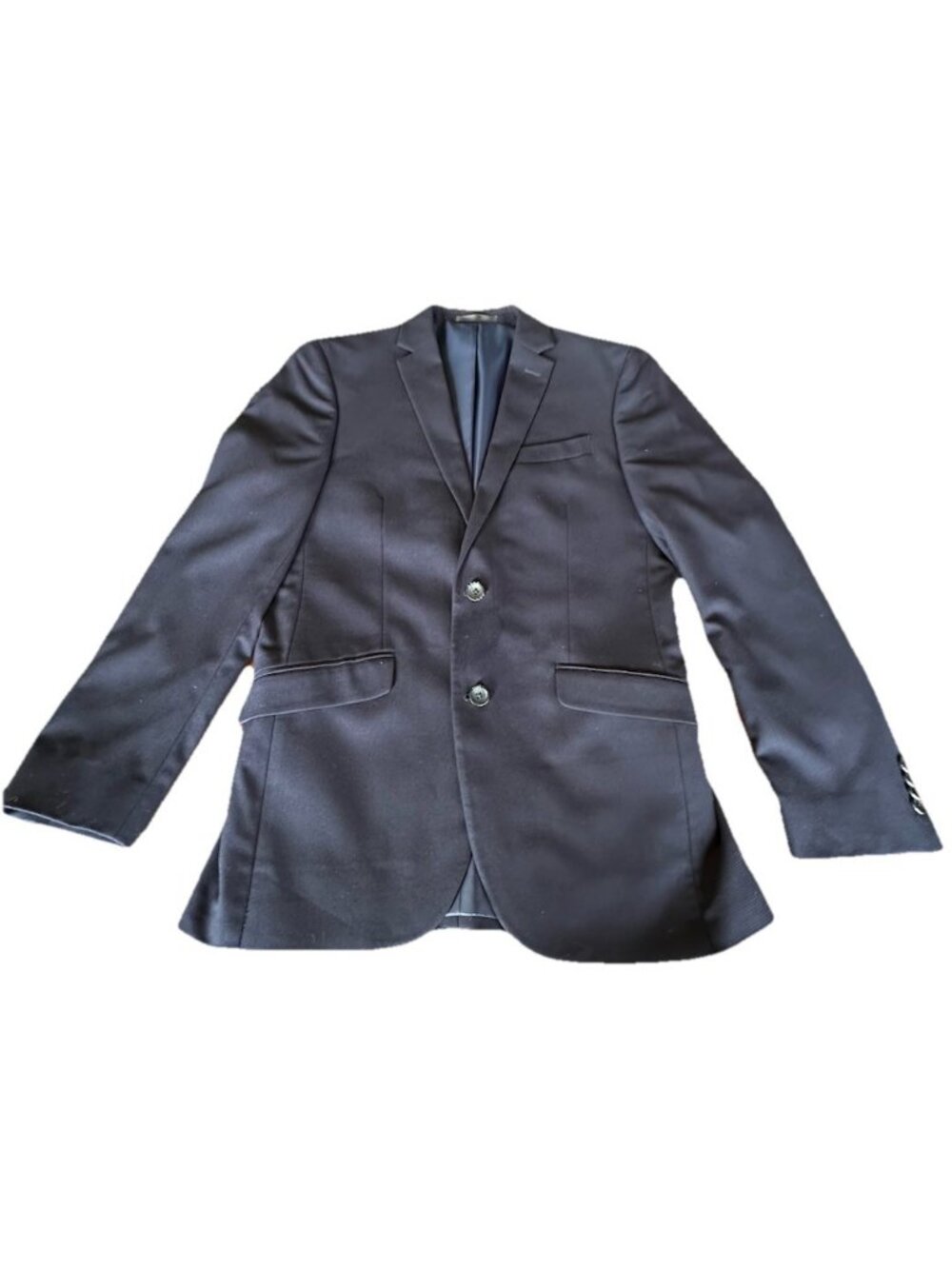 Kenneth Cole Reaction Technicole 36R 29W Blue Blazer Jacket Classic
